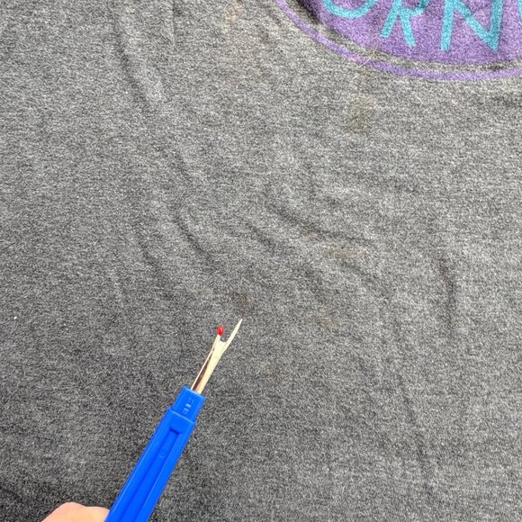 Mitchell & Ness Charlotte Hornets T Shirt Large Raglan 3/4 Sleeve Tee Distressed - Picture 8 of 16